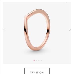 PANDORA Rose Gold stackable ring